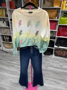 Bolt long sleeve graphic Zutter