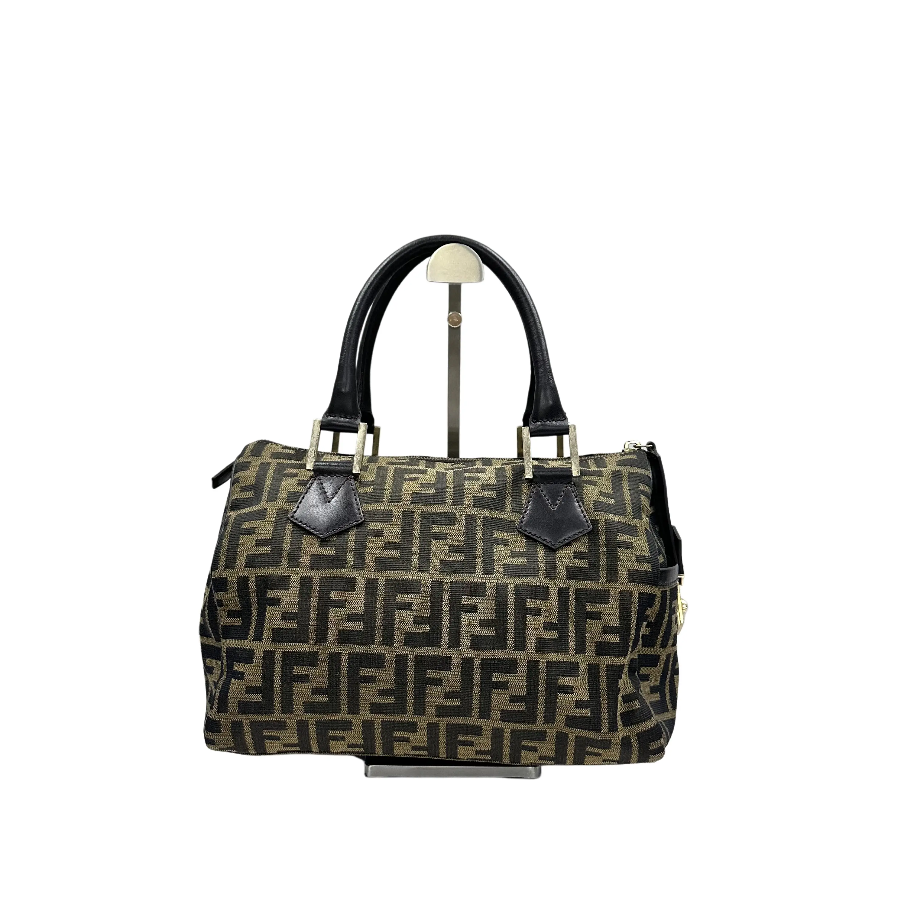 Pre-owned FENDI Canvas Shoulder Bag D0508143218