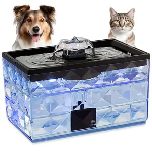 QUALITY ENVY - Dog and Cat Water Fountain Dispenser | 1-Gallon / 4 Liter Automatic Pet Drinking Water Filter Bowl for Cats & Dogs - Inside Home Use | Ultra Quiet Pump | 2 Filters Included