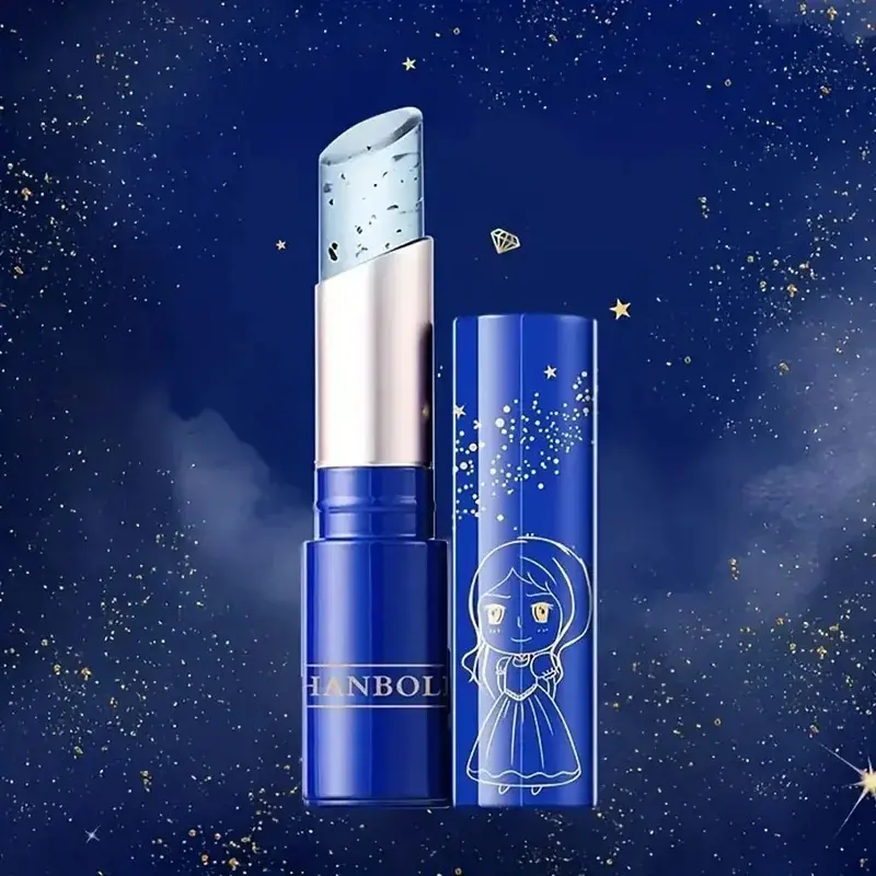 Star Brilliant Temperature Change Moisturizing Lipstick Crystal Jelly Waterproof Lipstick Durable Nutrition lipstick 24K Tempera