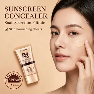 Buy 1 Get 1 | High-coverage waterproof snail BB cream matte finish, long-lasting moisturizing and oil control, high-level daily sun care, creates a natural makeup lookideal for makeup beginners,flawless filter,skin radiance,protector solar spf 50