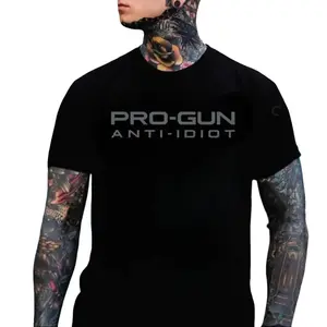 Pro-Gun Anti-Idiot T-Shirt – 2A Patriot Apparel for Men Comfortable Fabric Blend Distinctive Graphic Ideal for 2nd Amendment Supporters