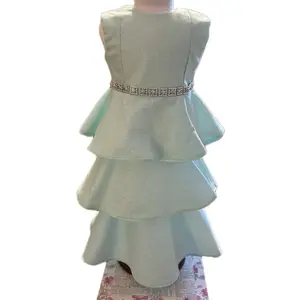America Tiered Gown with Peephole Back Design Elegance Formal for 18inche Doll