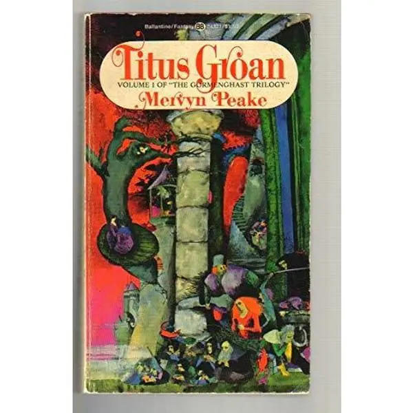 Used Fiction Novel - Titus Groan by Mervyn Laurence Peake (Paperback, Fiction Books)