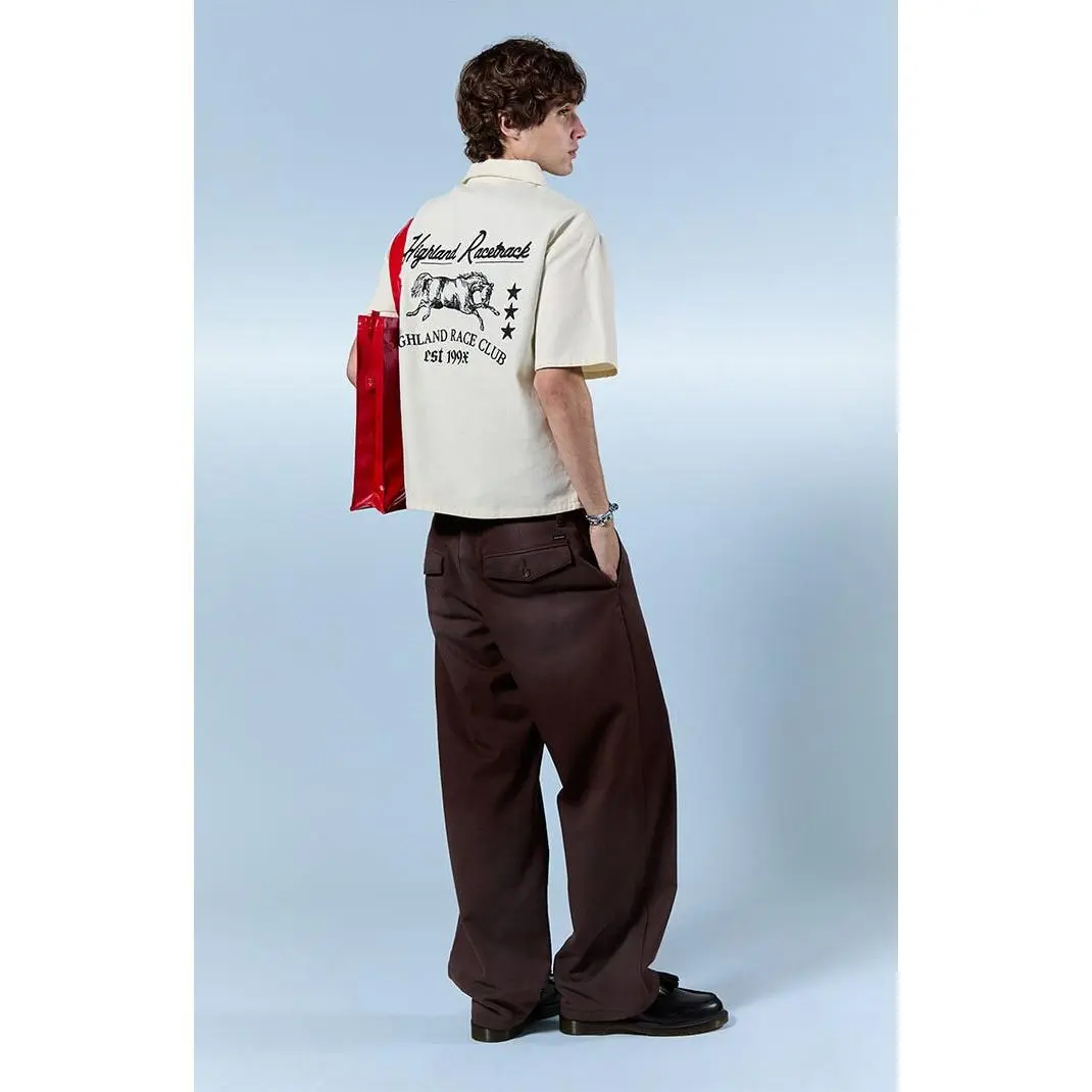 Pacsun Men's Chino Pants Baggy Brown Pigment Pacsun Men's Chino Pants Baggy Brown Pigment