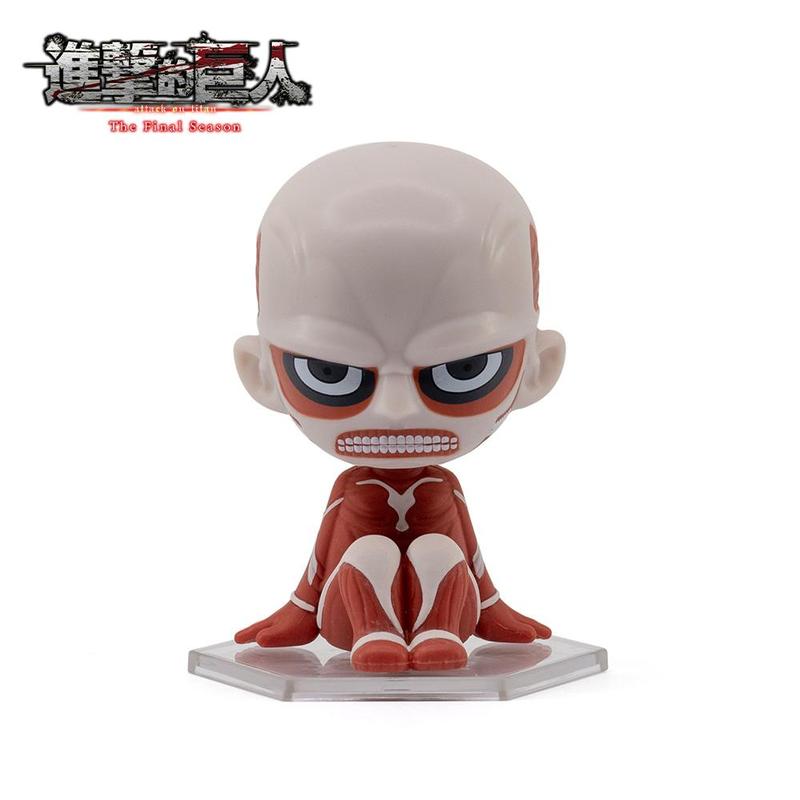 Attack on Titan Blind Bag Keyring/Blind Box Figure 1pc Random One Officially Licensed 3D Cartoon Mystery Anime Keychain Bag Clip Table Decoration Armin Eren Mikasa Levi Hange Christmas Halloween Friends Birthday Anniversary Gifts Limited Edition Accessory