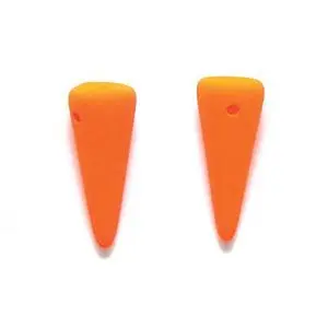 5DP638-NM: CZ Spike Drop Orange Neon 5x13mm 200PC