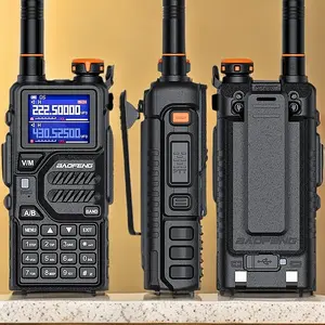 License-Ready GMRS Radio: UV-5G Plus Programmable Handheld with FCC ID Display, 969 CHIRP-Compatible Channels & Frequency Copy for Legal Operation