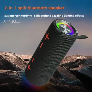 S11plus Fabric Bluetooth Speaker - Premium Vibrant Colors and Powerful Bass, Portable Wireless Audio
