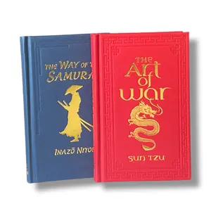 2-Book Set: The Way of the Samurai & The Art of War - Gilded Pocket Edition - Illustrated Hardcover