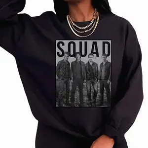 TVD Squad Sweatshirt, Squad Vampire Inspired Sweatshirt, Classic TVD Fan Apparel, Perfect Gift for Vampire Diaries Fans