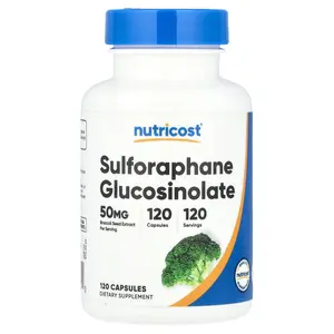 Nutricost Sulforaphane Glucosinolate , 50 mg, 120 Capsules