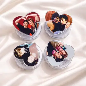 Romantic Rivalry Couple Heart Photo Magsafe Phone Grip - Magnetic Pop Socket & Kickstand - Movie Inspired Aesthetic Gift
