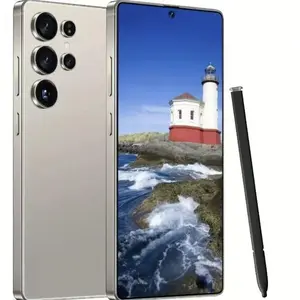 S25 Ultra Unlocked 5G Smartphone, 12GB+512GB, 6800mAh Battery, Fast Charging Capability, Android 14 System, 108MP+48MP Camera, Face & Fingerprint Unlock | Dual SIM | Autofocus | Built-in Pen | Card Port，