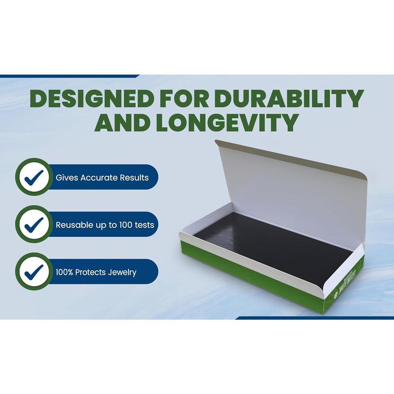 Gold Testing Kit, 10K 14K 18K Testing Solutions with Stone, Professional Jewelry Purity Test Set, USA