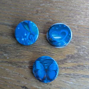 Butterfly Button-Pins - Decorative Pins for Clothing and Accessories