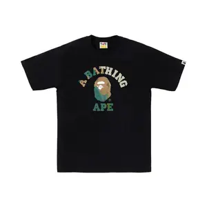 BAPE Tie Dye College Tee Black/Beige (men) by StockX