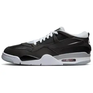 Jordan Air Jordan 4 Retro Low-Top Basketball Shoes for Men in Black with Comfort, Traction, and Durability Trending Shoes, House White Official Shoes to Get / Maison Mihara