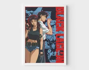 [Sale Off Up To 57%] [No Frame] Black Lagoon Anime Poster, Revy and Rock Poster, Anime Wall Art, Black Lagoon Wall Art, Black Lagoon Company