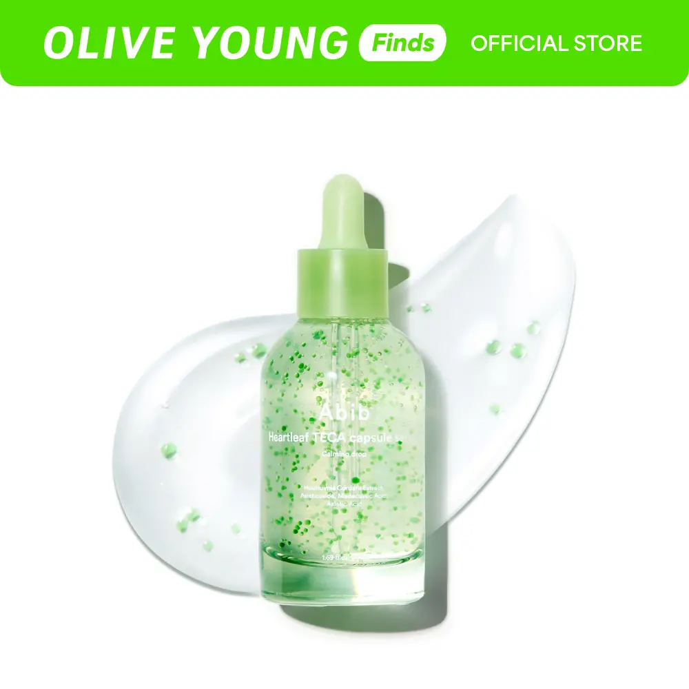 [Abib] Heartleaf TECA capsule serum Calming drop 1.69 fl oz (50ml)｜Korean Clear Skin, Acne-Prone for Irritated Skin, Soothing and Cooling Serum Skincare