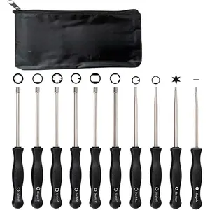 Carburetor Adjustment Tool Kit 10 Pcs Screwdrivers for Common 2 Cycle Small Engine STIHL Poulan Husqvarna MTD Ryobi Homelite Trimmer Weed Eater Chainsaw Carb Tune up Adjusting Tool