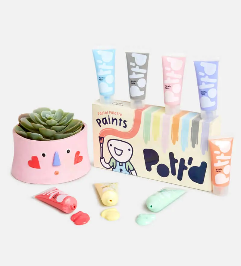 Pott'd Premium Acrylic Pottery Paint Set