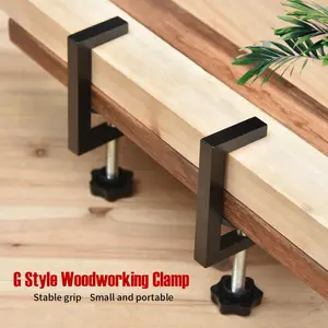 2-Pack Woodworking Clamps, Adjustable Coated Cabinet Installation Clips, Professional DIY Tool for Woodworkers