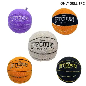 Basketball Plush Toy Doll, Multicolor Rolling Ball Toy, Exercise Transfer Ball, Enhance Parent-Child Relationship, Gift for Kids