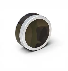 Silver on Camo Ruk Can | Premium EDC Storage Solution | Airtight Seal for Freshness | 100% Genuine Leather on Top & Band | Anodized Aluminium for Durability | Knurling Lid for Confident Grip | Travel Essentials | Aluminum Metal Canister