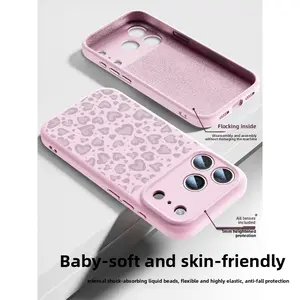 Water Sports Diving Smartphone Cellphone Protector Accessories, New Liquid Silicone Shell for iPhone 15-16-17, Minimalist Slim Soft Skin-Friendly Air-Thin Cover, Fashion Style for Couples