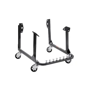 VEVOR Engine Stand, 750 LBS Load Capacity Engine Motor Stand, Heavy-Duty Steel Motor Holder with 4 Swivel Casters and 4 Hook Positions, Suitable for BB-CHEVY and GEN-1 SB-CHEVY Engines