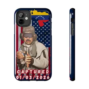Nicolas Maduro Phone Case, Captured Nicolas Maduro Phone Case, Freedom for Venezuela Phone Case, Maduro Capturado Venezuela Phone Case