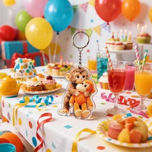 Gorilla Keychain Party Favors, Suitable for Kids & Adults, Novelty Keychains Bulk Pack, Birthday Christmas Gift, Gift Bag Fillers, Stocking Stuffers