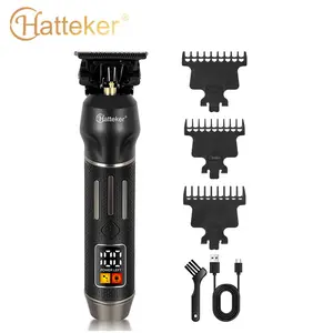 Cordless Hair Trimmer,Professional Hair Clippers for Barber Shop, Portable Beard Trimmer Shaver for Men, Rechargeable Hair Trimmer with Zero Gapped T-Blade,Barber Clippers,Hair Cutting Tools