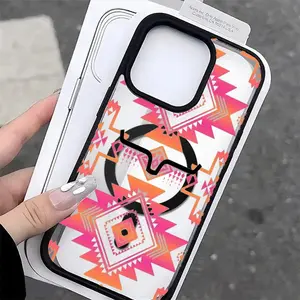 Aztec Pattern Phone Case,Tribal Geometric Style for iPhone 17 Promax 16 Plus 15 14 13 12 11,Transparent protective case.A2632
