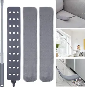 Retractable Gap Dust Cleaner Cleaning Tools with 2 Microfiber Dusting Cloths Long Handle 60inches Washable and Retractable Duster Brush