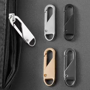Replacement Zipper Pulls Set, Removable Zipper Repair Kit, Quick and Easy Zipper Head Replacement for Luggage, Clothing, Jackets, Shoes Buckle Accessories 5PCS，Random Colors