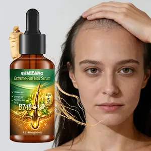 Rapid Hair Growth Oil with Ginseng Ginger Rosemary, Nourishing Deep Moisturizing, Strengthening Hair, Fast Absorption, Suitable for All Hair Types, Haircare, 30ML
