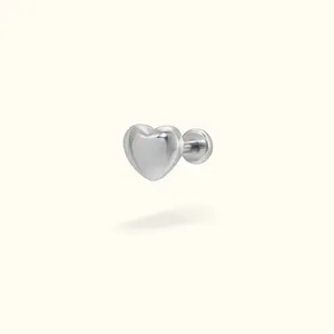 Titanium Bubble Heart