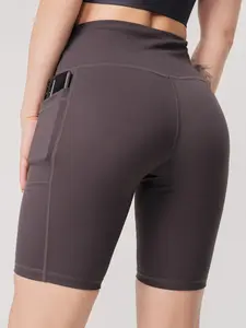 Pro-Fit Basic Bike Shorts with three pockets, Moisture-wicking, Comfort, Breathable, Stretchy, Sportswear/Womenswear/Training/Tennis/Gym 78058 workout