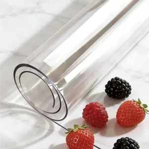 Large Size PVC Thick Table Mat, Waterproof Oil-Resistant Wear-Resistant High Temperature Resistant, Washable Transparent Desk Protector