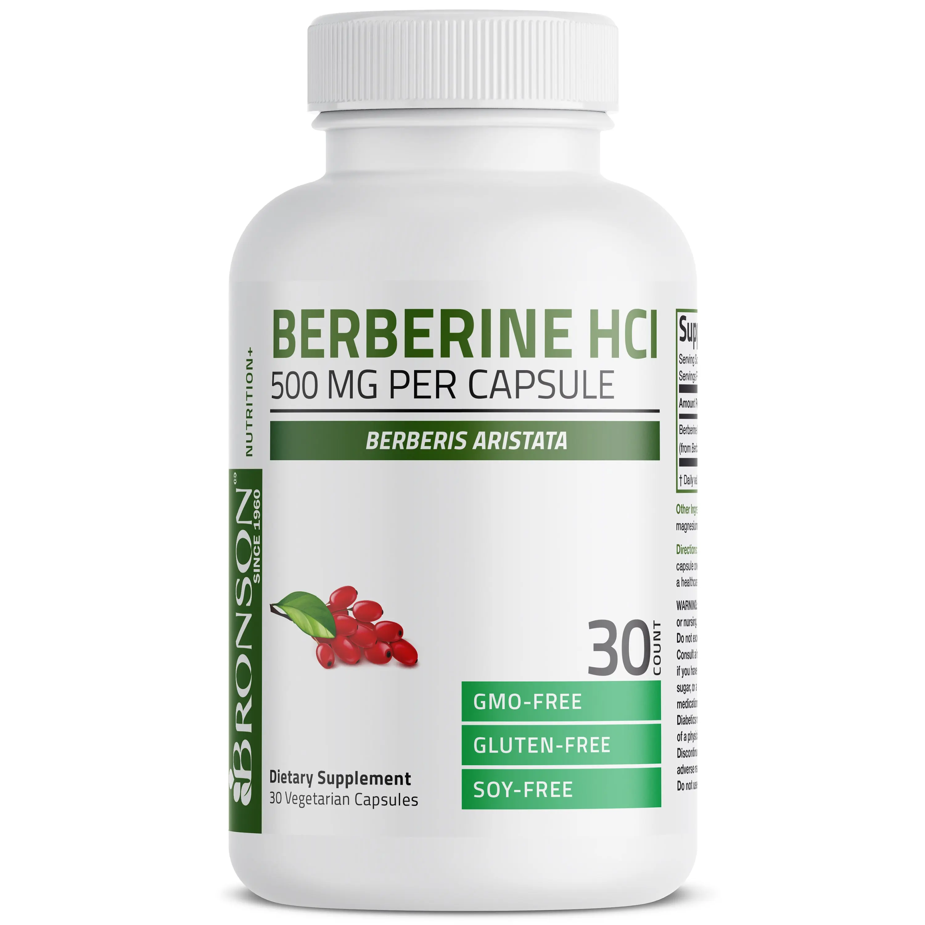 Bronson Berberine 500 MG - Natural Supplement for Healthier Living