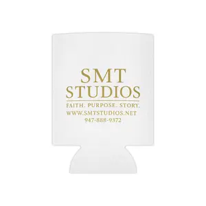 SMT Studios Logo Can Cooler | Branded Beverage Insulator