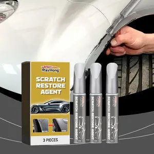 Car Scratch Repair Pen - Fix Paint Chips & Scratches Fast Easy DIY Solution Prevents Rust No Professional Skills Needed Touch Up Paint for Cars Perfect for Minor Scratches and Scuffs 3 Pieces