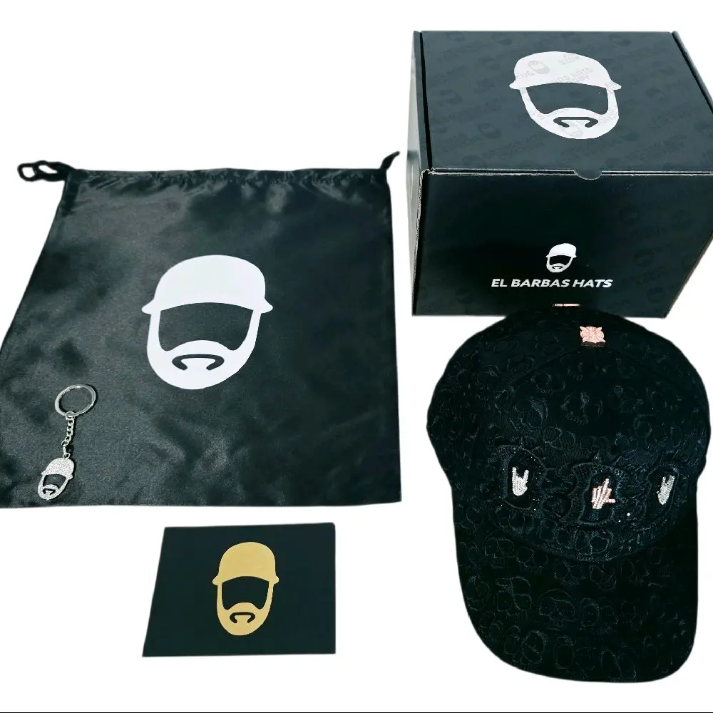 Barbas Hats Good & Evil “BBB Hand Skull" FULL SET Box Premium Limited Edition