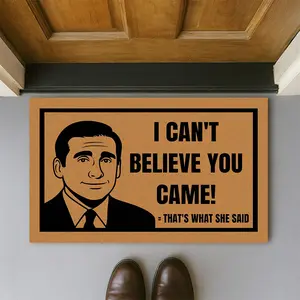 Creative Fun Pattern Design Door Mat, Unique Soft and Comfortable Doormat, Decorative Rugs, Soft Floor Mat, Durable Non-Slip for Indoor Outdoor Use, Perfect for Any Home