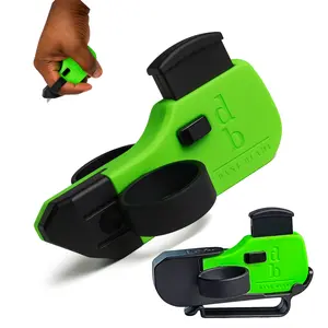 Dani Blade – The First Wearable Box Cutter Neon Green Compact Self-Retractable Safe for Everyday Work & Crafting Auto-Retracting Safety Blade Twist-Lock Finger Rings Quick-Change Blade Carriage Toggle Safety Switch Lightweight Ergonomic Design