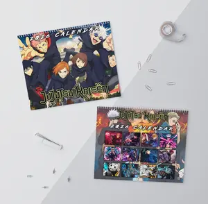 Jujutsu Kaisen 2026 Calendar, Anime Wall Calendar, JJK Fan Gift, Manga Art 2026, Otaku Room Decor, Gojo Itadori Megumi Nobara Anime Calendar