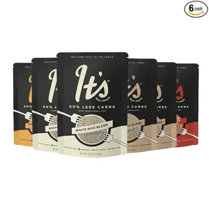 It’s That Simple Rice Variety Pack – White, Brown, Chili & Turmeric, 50% Less Carbs, Gluten-Free, Non-GMO, Vegan, 5.29oz x6, 5-min cook.