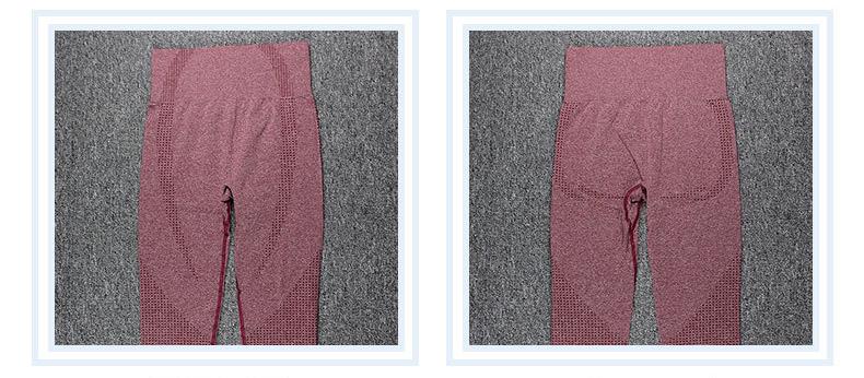 2PCS Seamless Yoga Set Women Tracksuit High Waist Leggings Workout Sportswear Gym Clothing Fitness Crop Top Sports Suits Gym Set